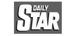 daily star logo grey scale
