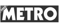 metro logo grey scale